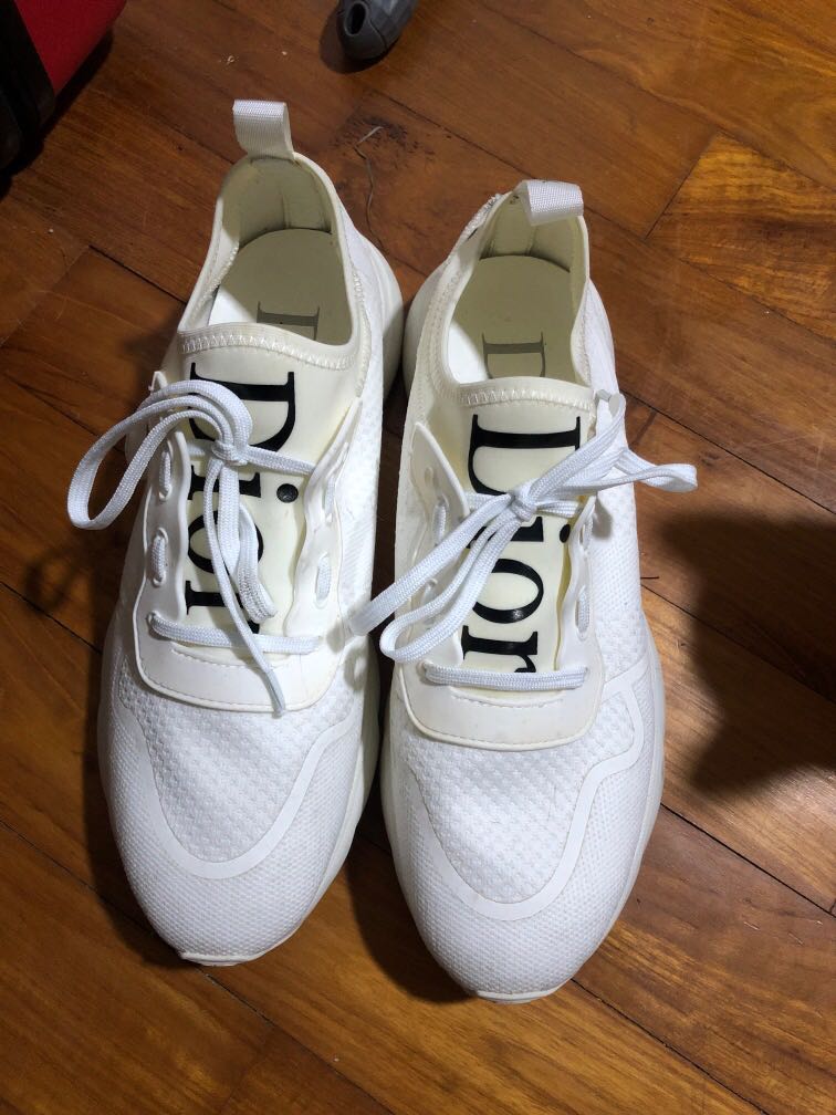 Christian Dior B21 Neo White Polyester Trainers, Men's Fashion ...
