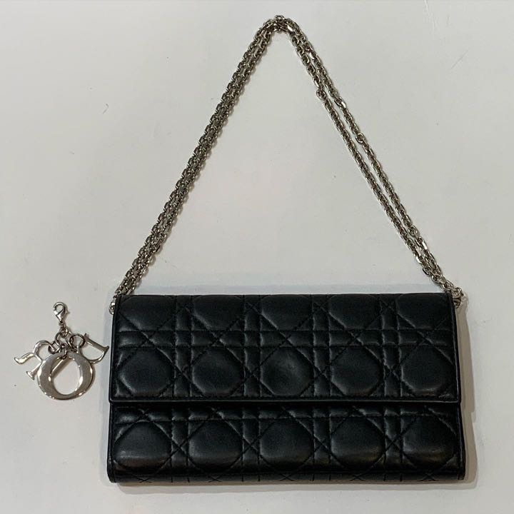 Christian Dior Wallet On Chain, Women's Fashion, Bags & Wallets, Cross ...