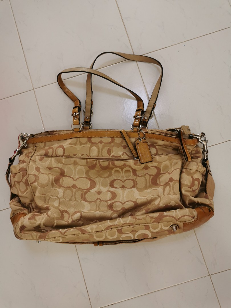 Used coach diaper bag hotsell