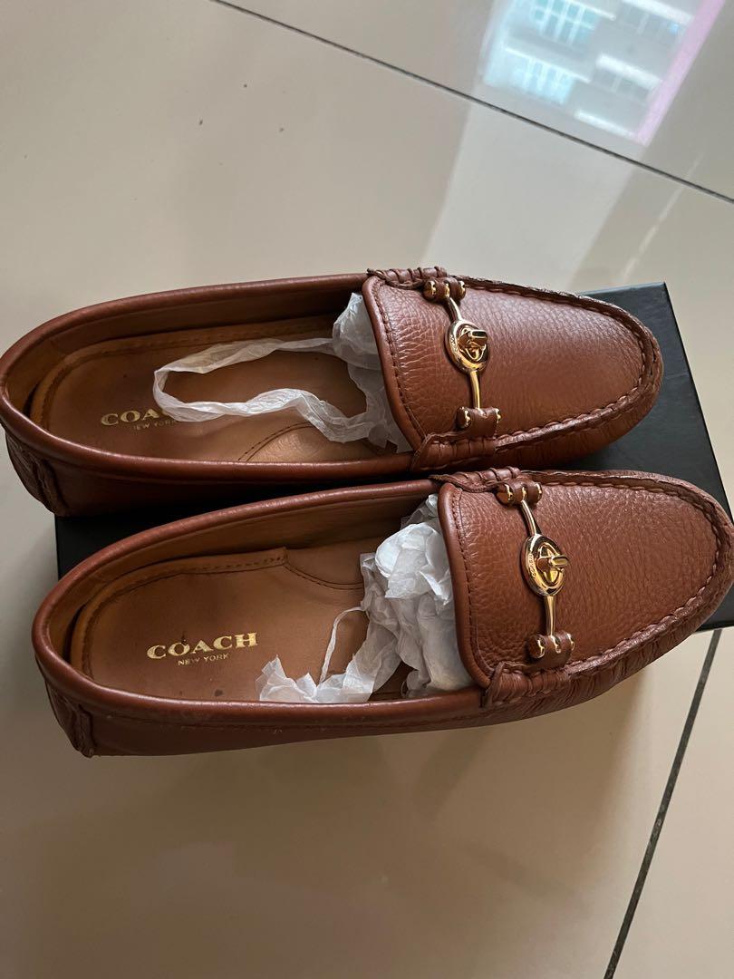Coach brown shoes, Women's Fashion 