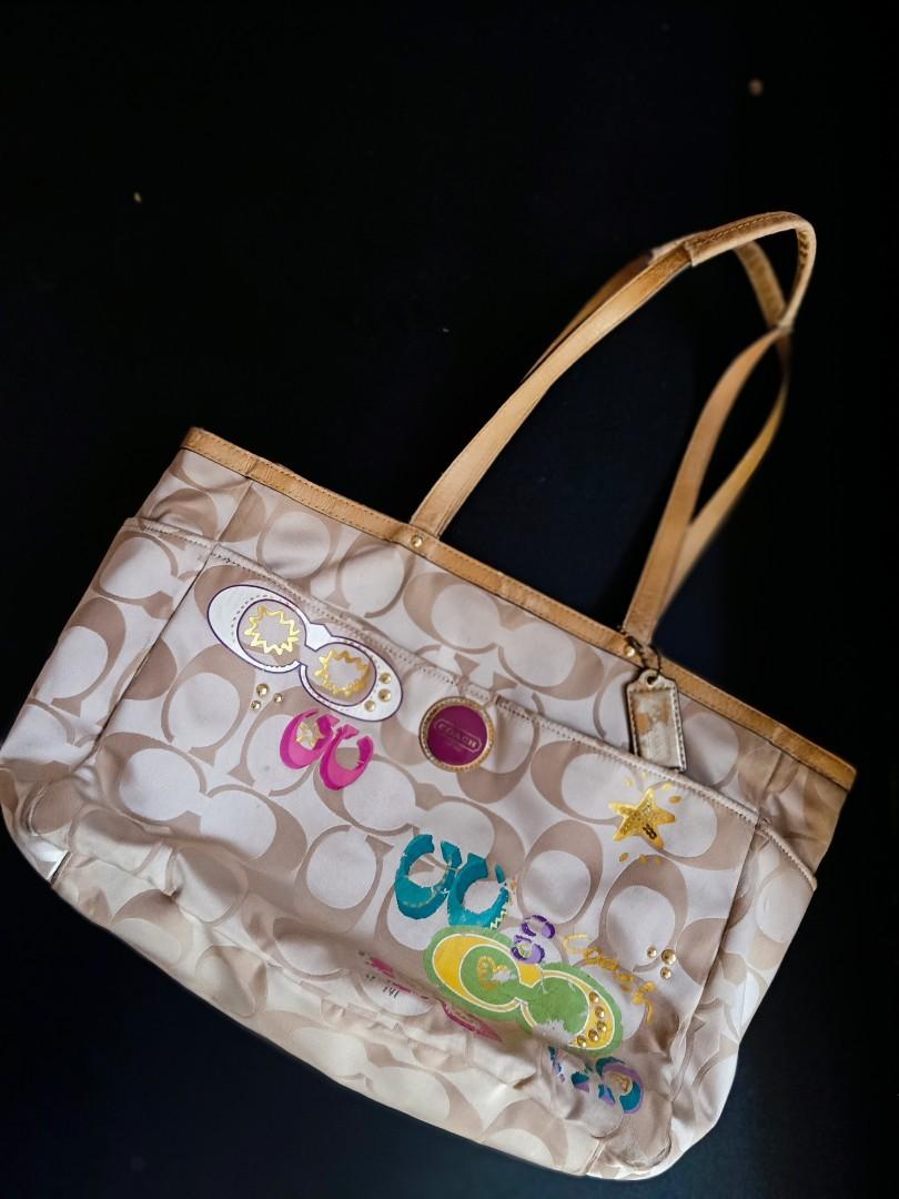 Coach poppy diaper bag top