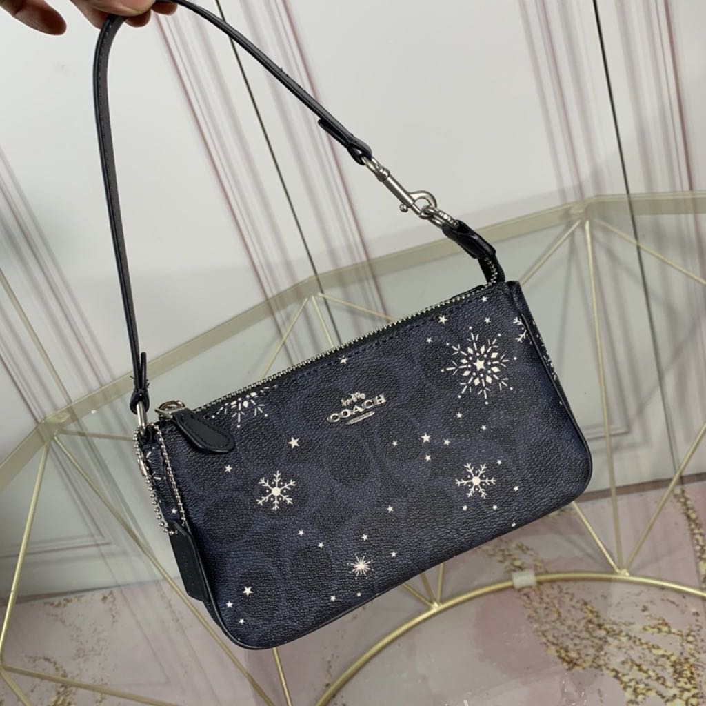 snowflake coach bag