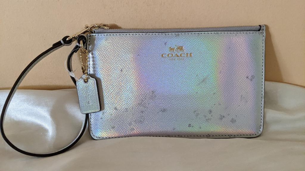 Holographic coach purse sales