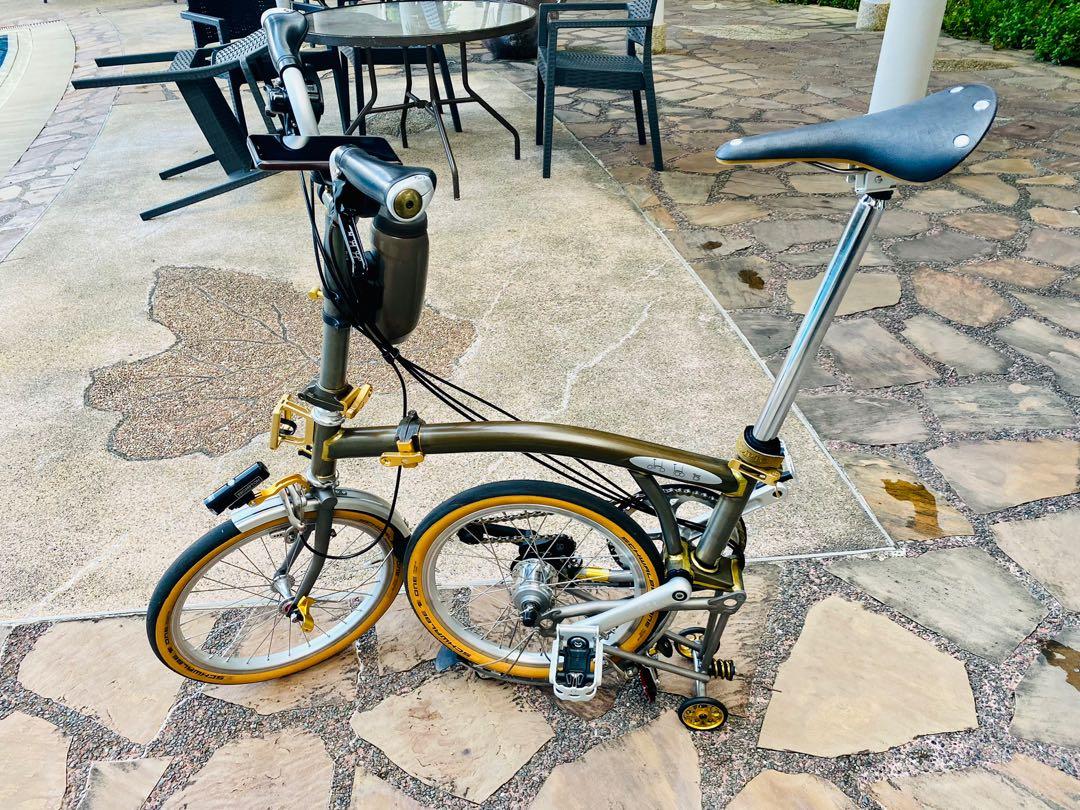 brompton raw lacquer titanium