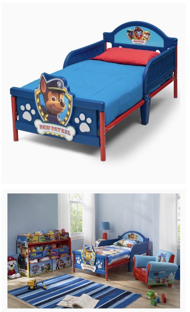 DELTA PAW PATROL Toddler Bed, Furniture & Home Living, Furniture, Bed