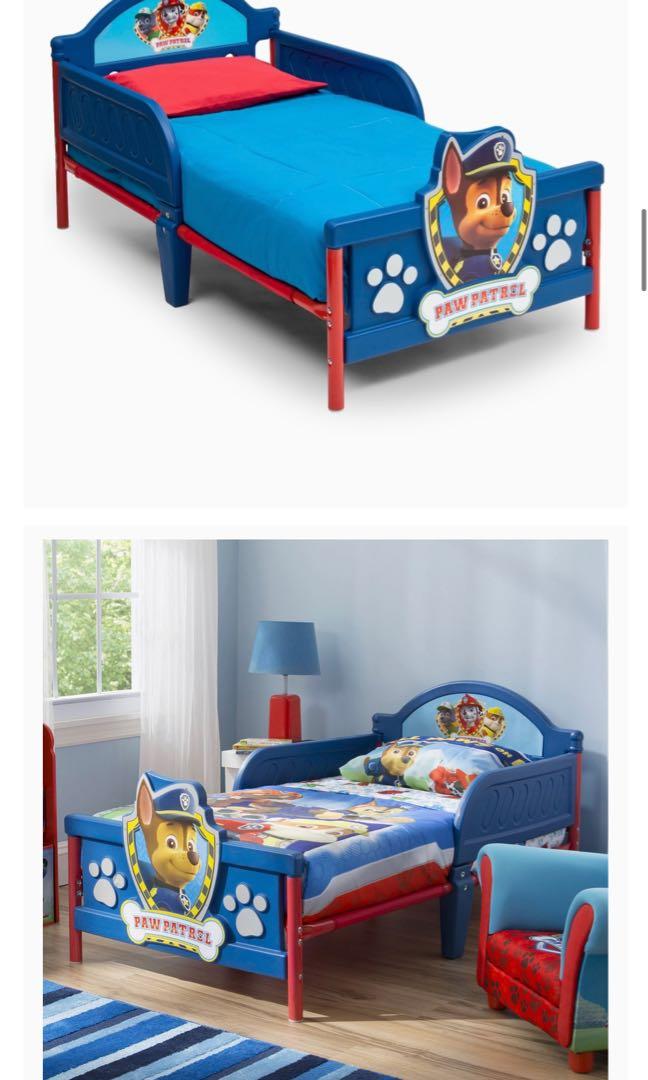 DELTA PAW PATROL Toddler Bed, Furniture & Home Living, Furniture, Bed