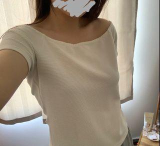 dotti off the shoulder top