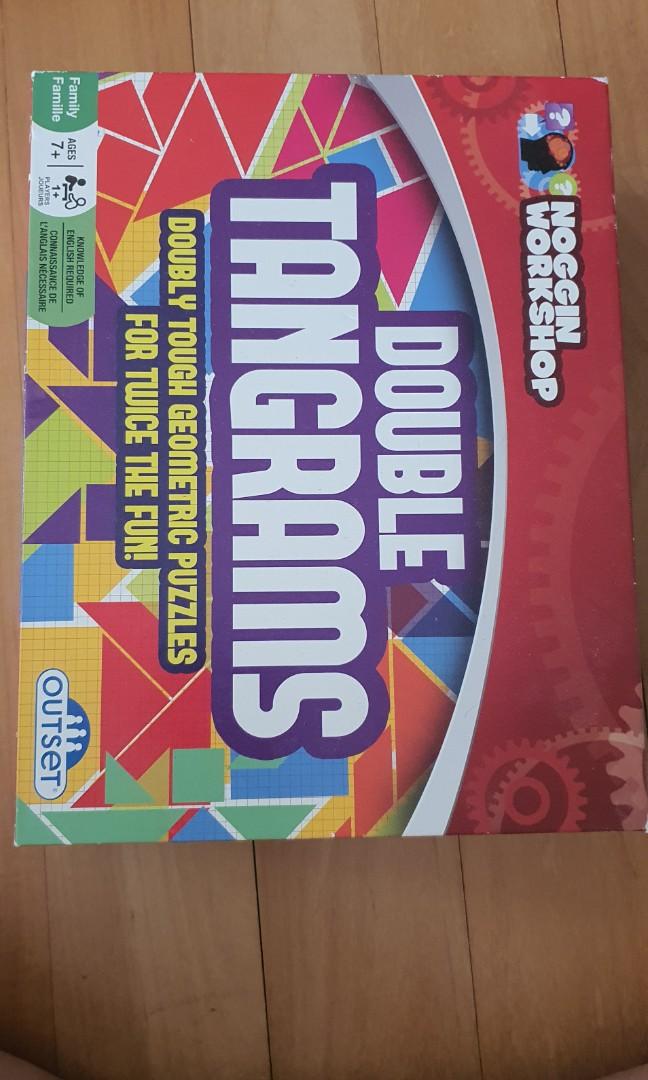 Double tangrams (Category: Board Games & Puzzles) located in Singapore. Submitted by 456465 (Listing ID 1131600530, Image 1). Description: my son doesn't interest on it. condition good..