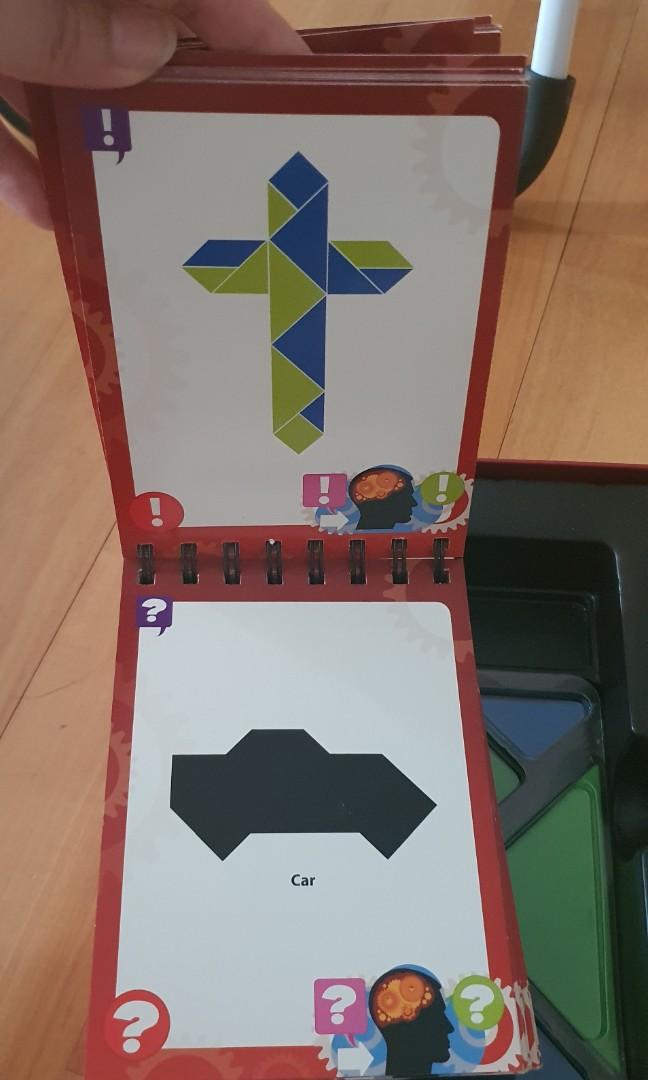 Double tangrams (Category: Board Games & Puzzles) located in Singapore. Submitted by 456465 (Listing ID 1131600530, Image 5). Description: my son doesn't interest on it. condition good..