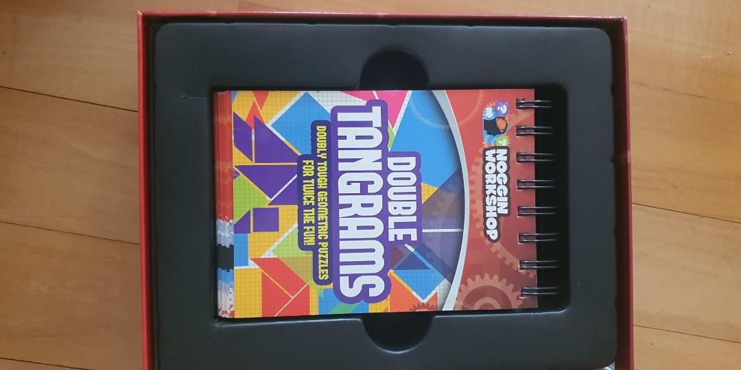 Double tangrams (Category: Board Games & Puzzles) located in Singapore. Submitted by 456465 (Listing ID 1131600530, Image 3). Description: my son doesn't interest on it. condition good..