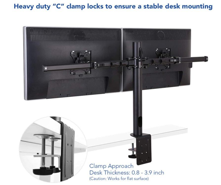 Dual Monitor Arm Fleximount, Computers & Tech, Desktops on Carousell