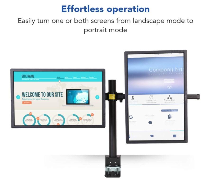 Dual Monitor Arm Fleximount, Computers & Tech, Desktops on Carousell