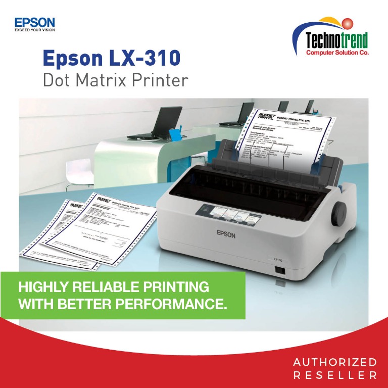Epson LX310 Dot Matrix Printer, Computers & Tech, Printers, Scanners