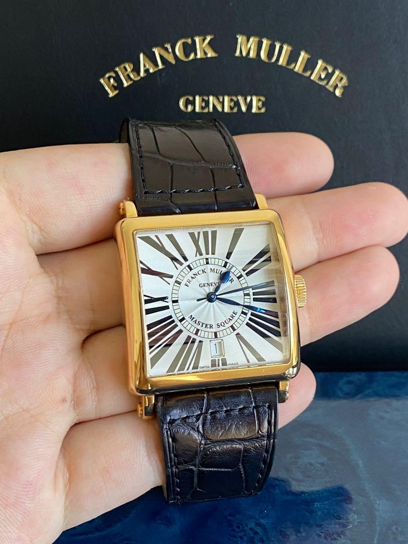Franck muller master square best sale 6000 h sc dt