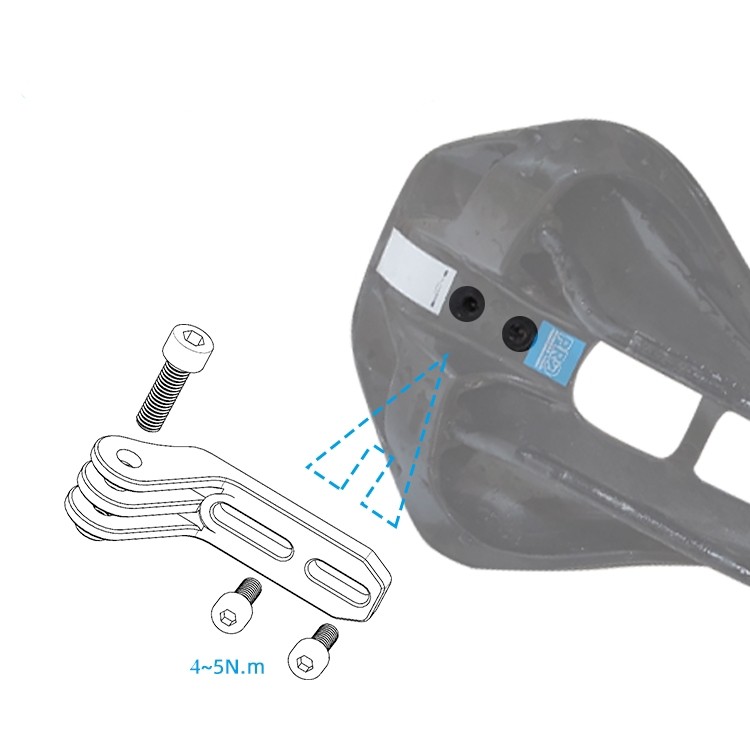 Garmin Varia Gopro Saddle Mount For Shimano Pro Sports Equipment Bicycles Parts Parts Accessories On Carousell