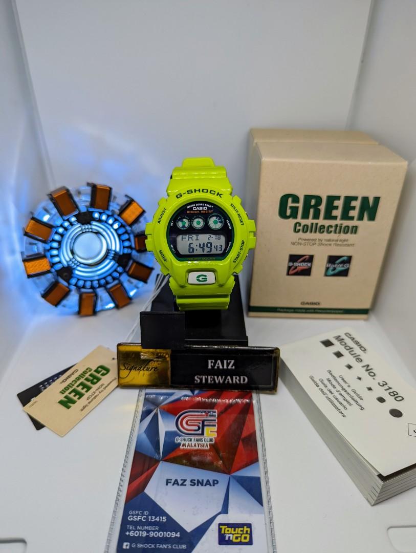 G-Shock G6900GR-3 Kermit Green Collection, Men's Fashion, Watches