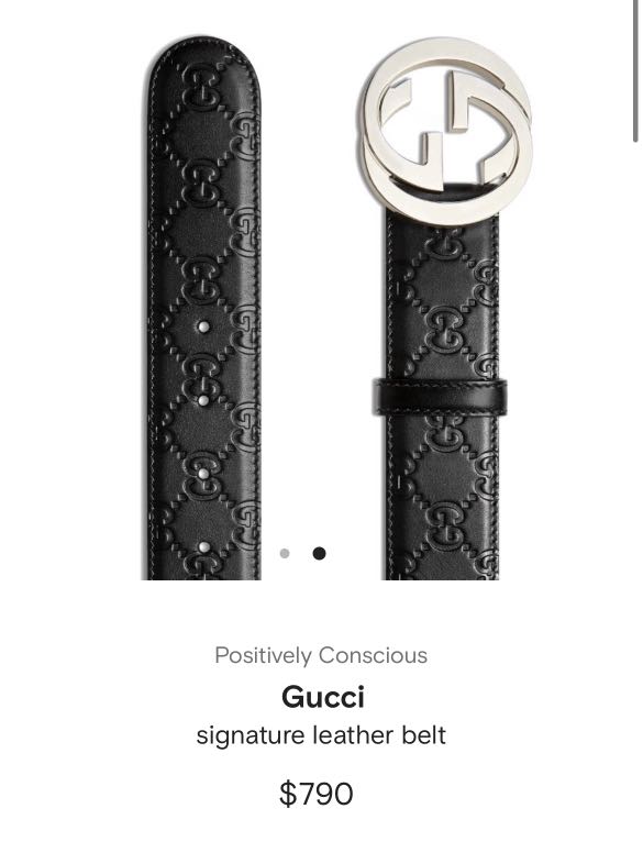 gucci belt colors