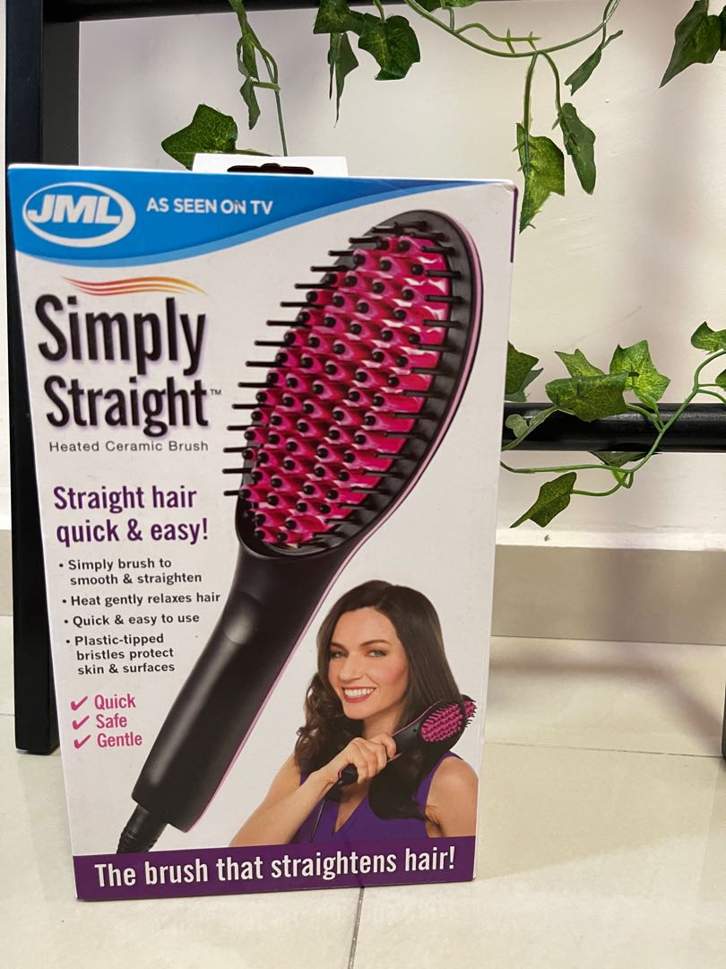 Heated Ceramic Brush, Beauty & Personal Care, Hair on Carousell