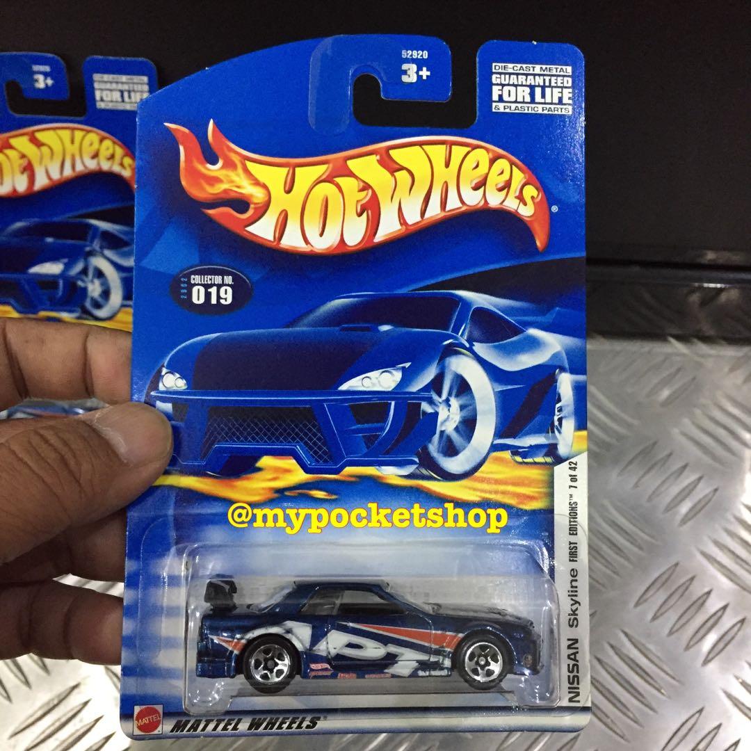 Hot Wheels NISSAN SKYLINE R32 - 5SP & PR5 Wheel Variations / 2002