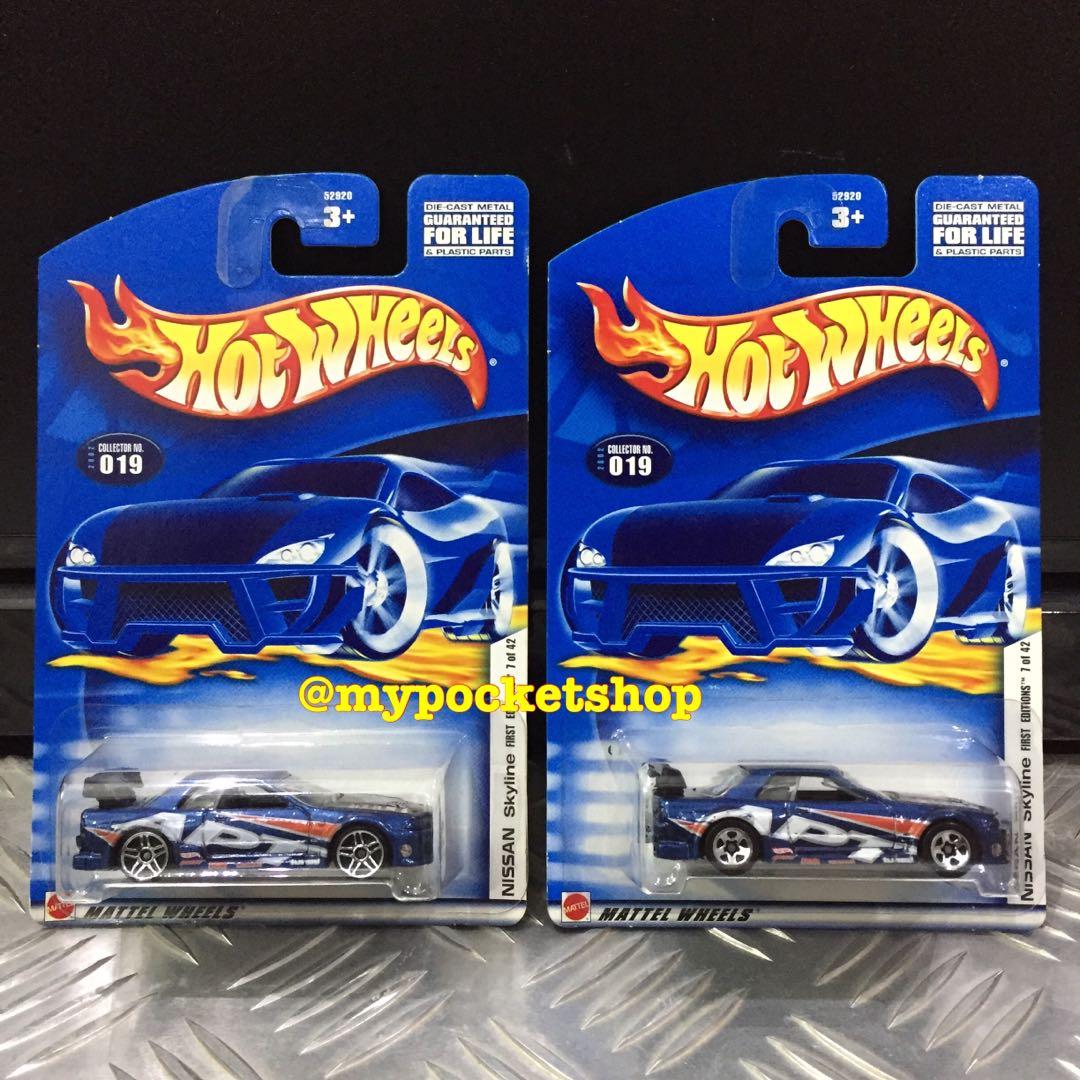 Hot Wheels NISSAN SKYLINE R32 - 5SP & PR5 Wheel Variations / 2002