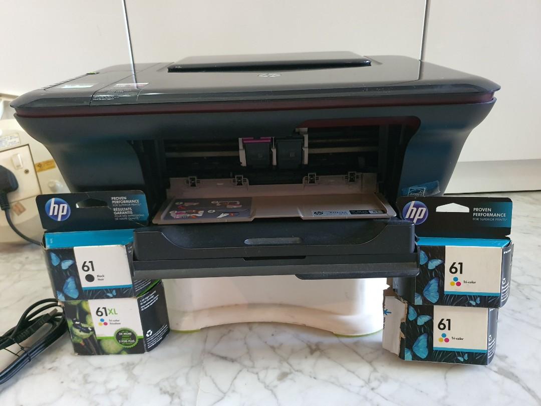 HP Deskjet 3050 well used.AllinOne Printer J610a . With free Ink