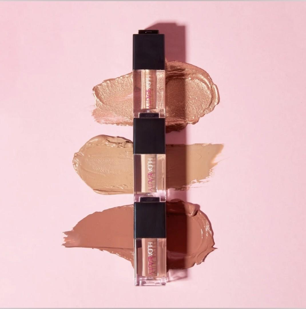 Huda Beauty Mini Matte & Metal Melted Shadows in Soft Pinks / Warm 