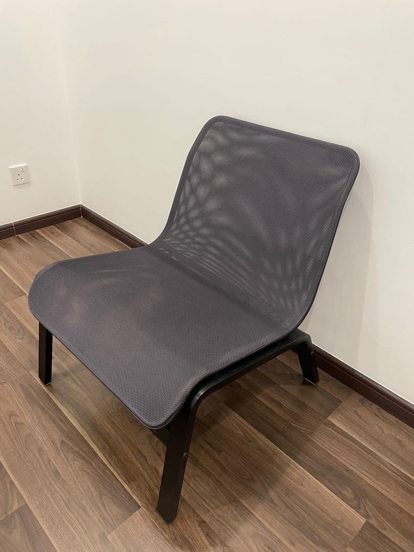 IKEA NOLMYRA Easy chair black, Furniture & Home Living, Furniture