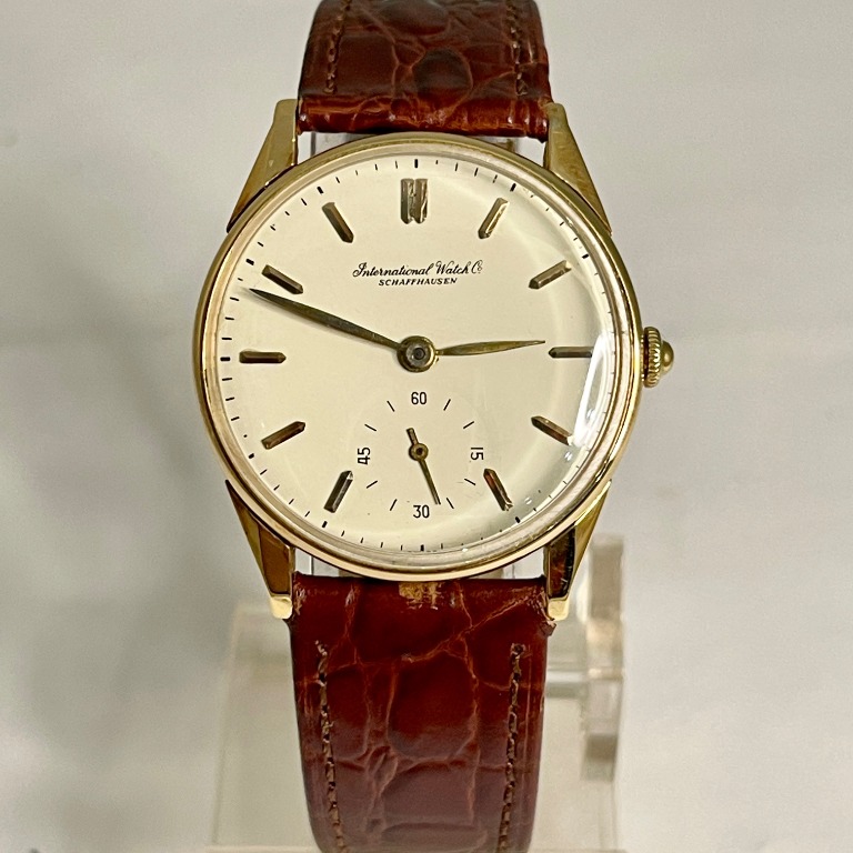 IWC Solid 18k Gold Cal.83 International Watch C. Schaffhausen