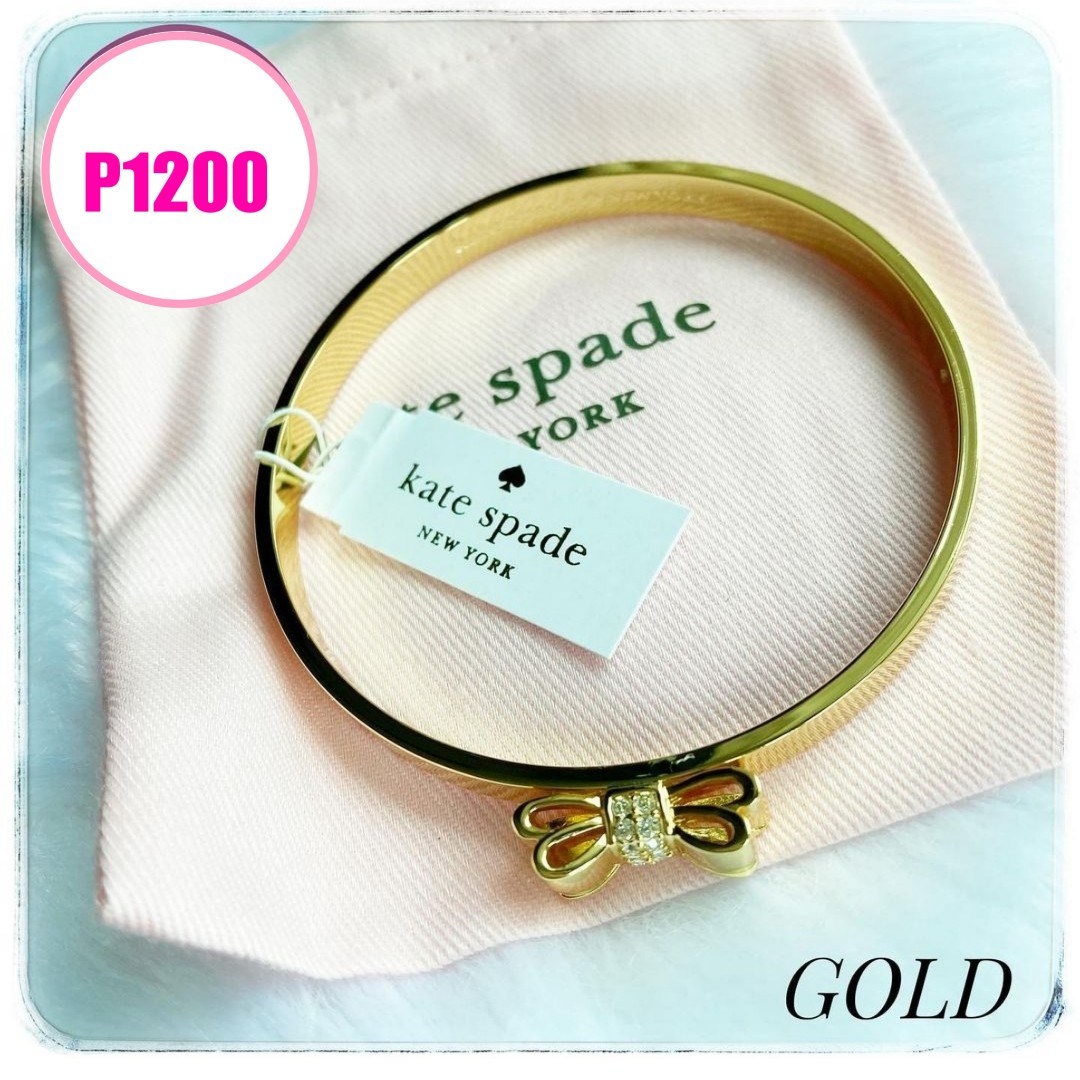 Kate Spade Bow Bangle, Women's Fashion, Jewelry & Organizers, Bracelets on  Carousell