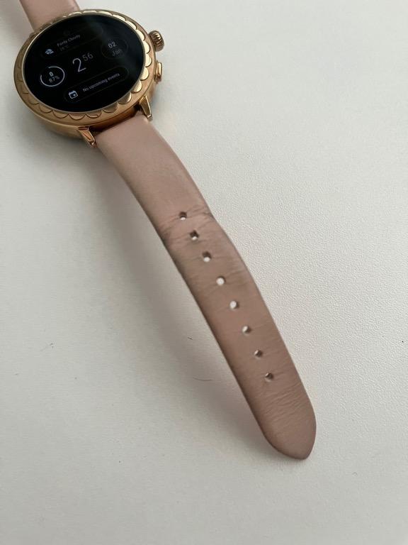 Blush leather scallop smartwatch 2 outlet