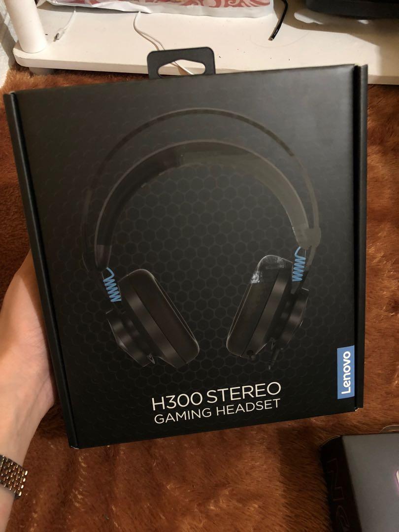 Lenovo Gaming Headset H300 Stereo, Elektronik, Bagian Komputer \u0026 Aksesoris  di Carousell