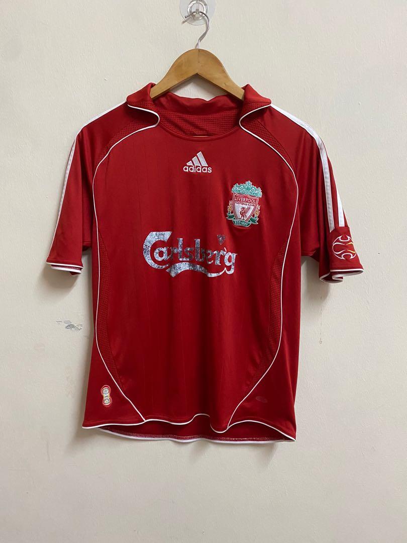 Liverpool carlsberg jersey Women s Fashion Tops Longsleeves on