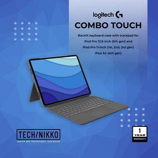 Logitech COMBO TOUCH for iPad Pro (1st, 2nd, 3rd gen & 5th gen) iPad Backlit Keyboard Case