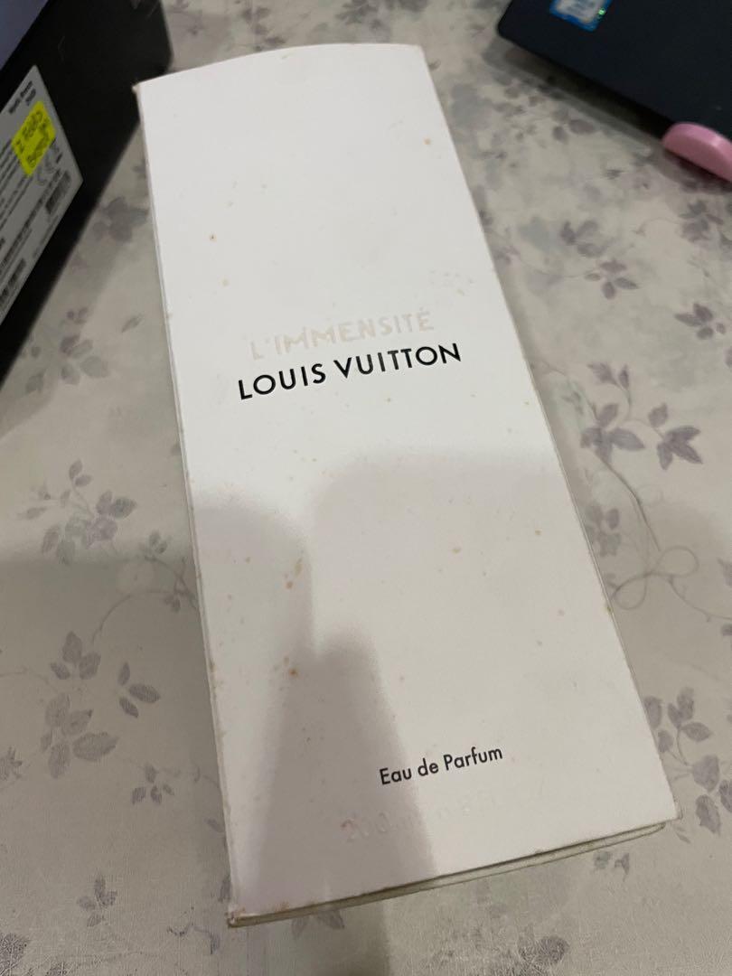 Louis vuitton EDP Men's perfume- L' Immensité, Beauty & Personal Care,  Men's Grooming on Carousell