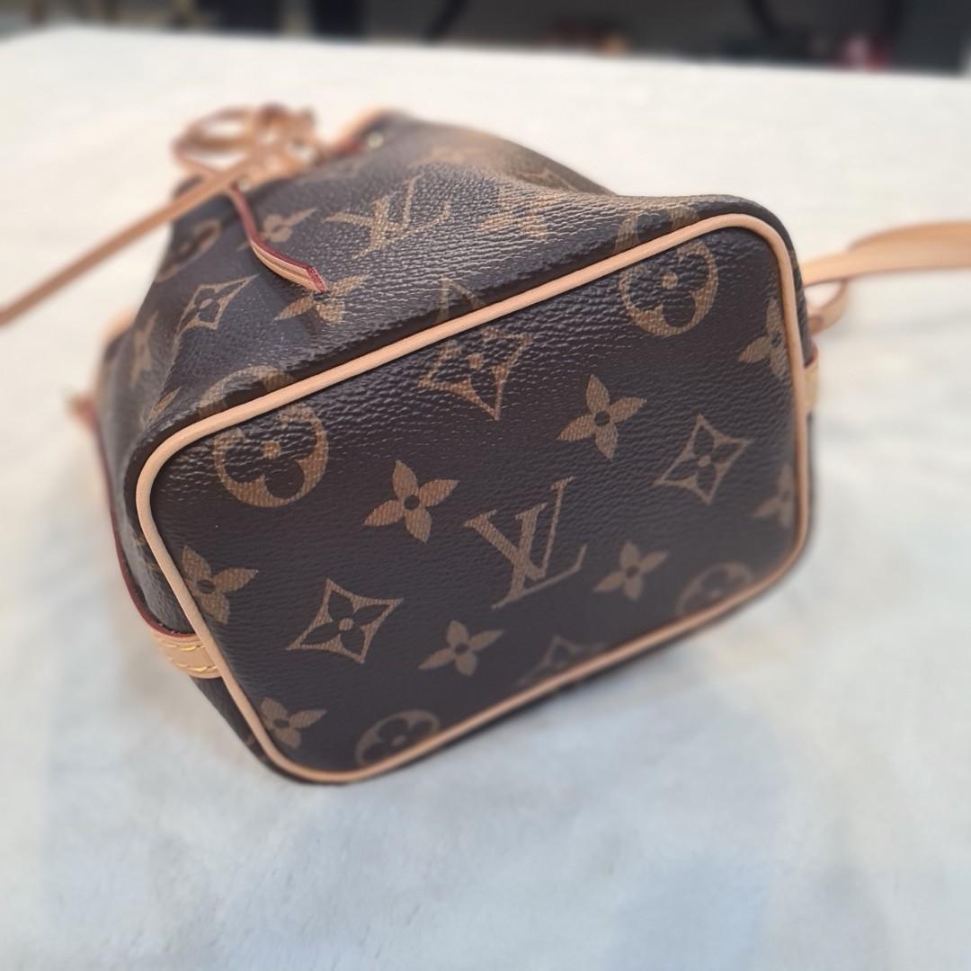 Louis Vuitton Nano Noe Epi Leather Rose pink