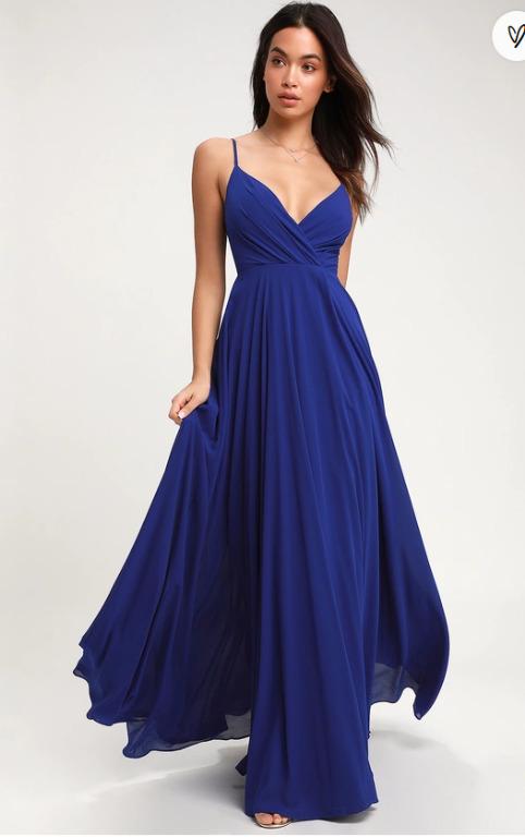 Lulus cobalt blue dress 2025
