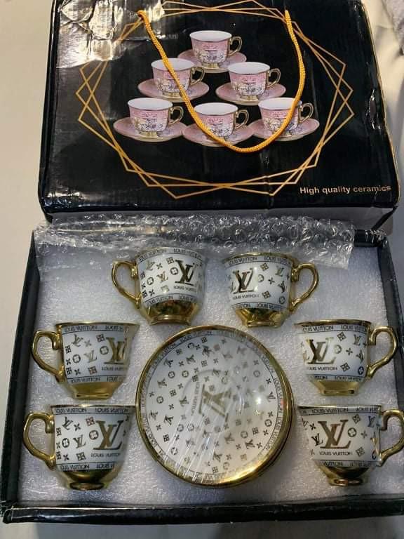 LV Tea Cup Set, Luxury, Accessories on Carousell
