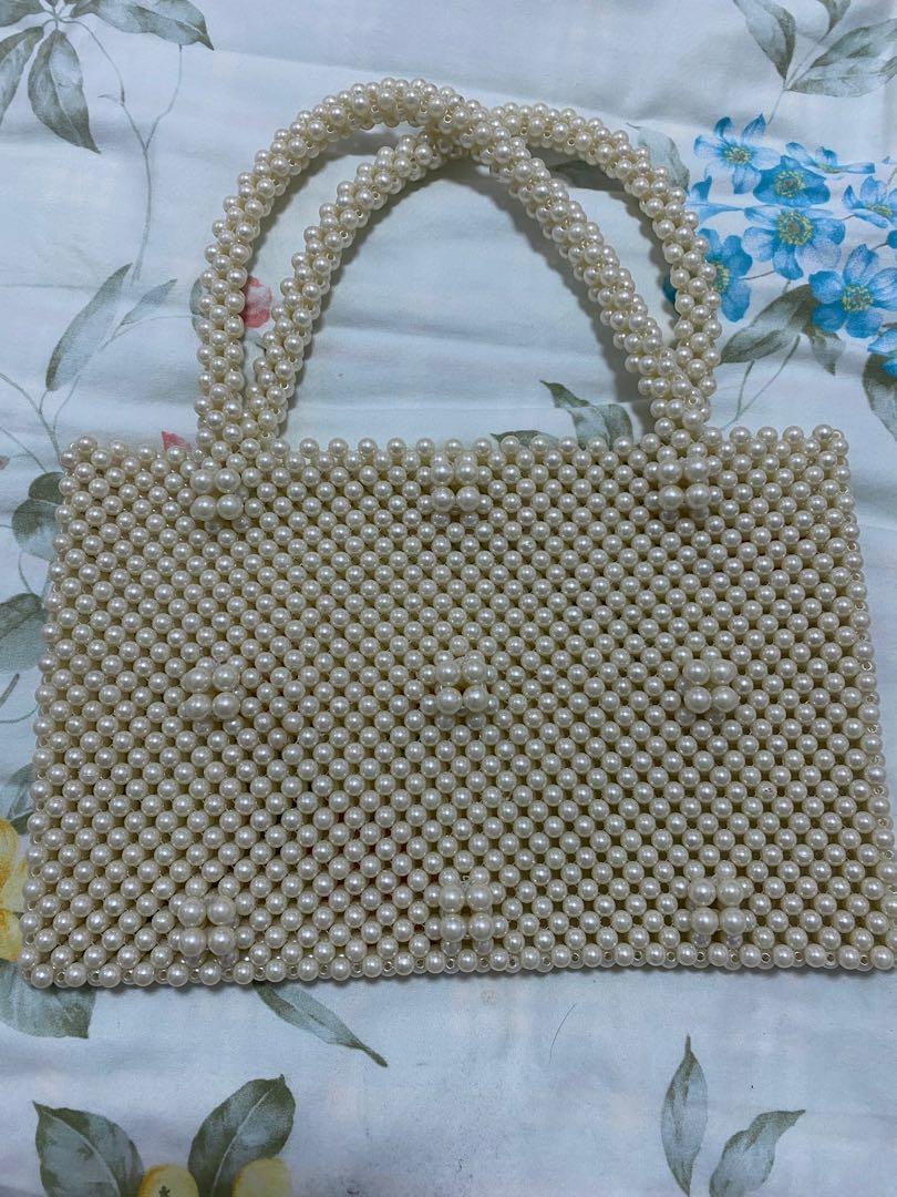 Mango pearls bag sales