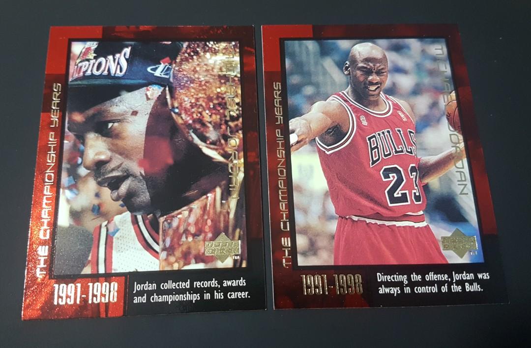 Michael Jordan The Championship Years Cards, Hobbies & Toys, Toys Games on Carousell