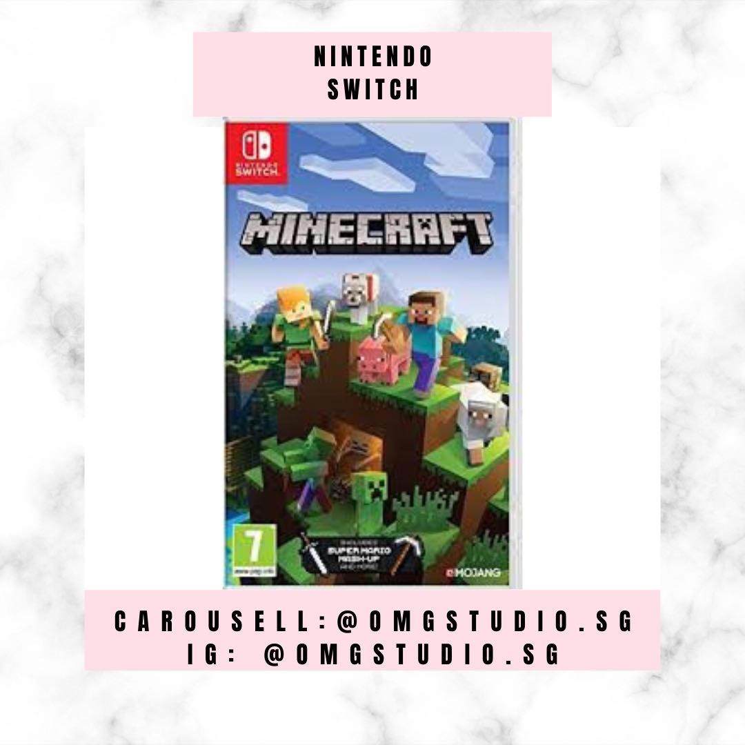 Minecraft Nintendo switch game, Video Gaming, Video Games, Nintendo on ...