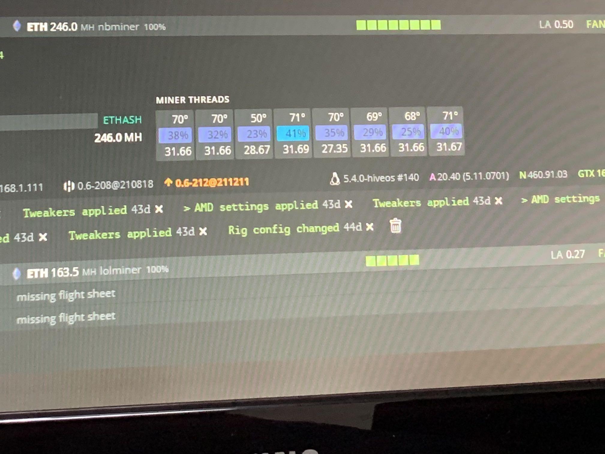 Hive Os Rtx 3070 Overclock Hashrate Hive Os Gtx 1080 Overclock