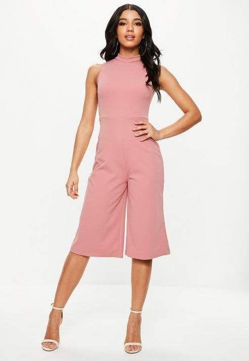 Missguided culotte jumpsuit clearance