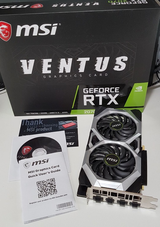 MSI Ventus RTX 2070 for sale Computers Tech Parts Accessories Computer Parts on Carousell