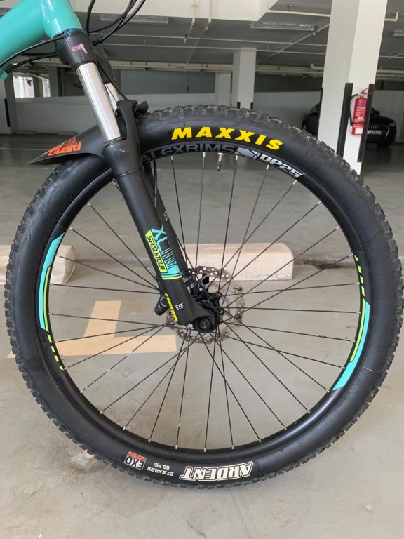 MTB Bicycle Alexrims DP25 with Maxxis Ardent 27.5x2.25 tyres, Sports ...