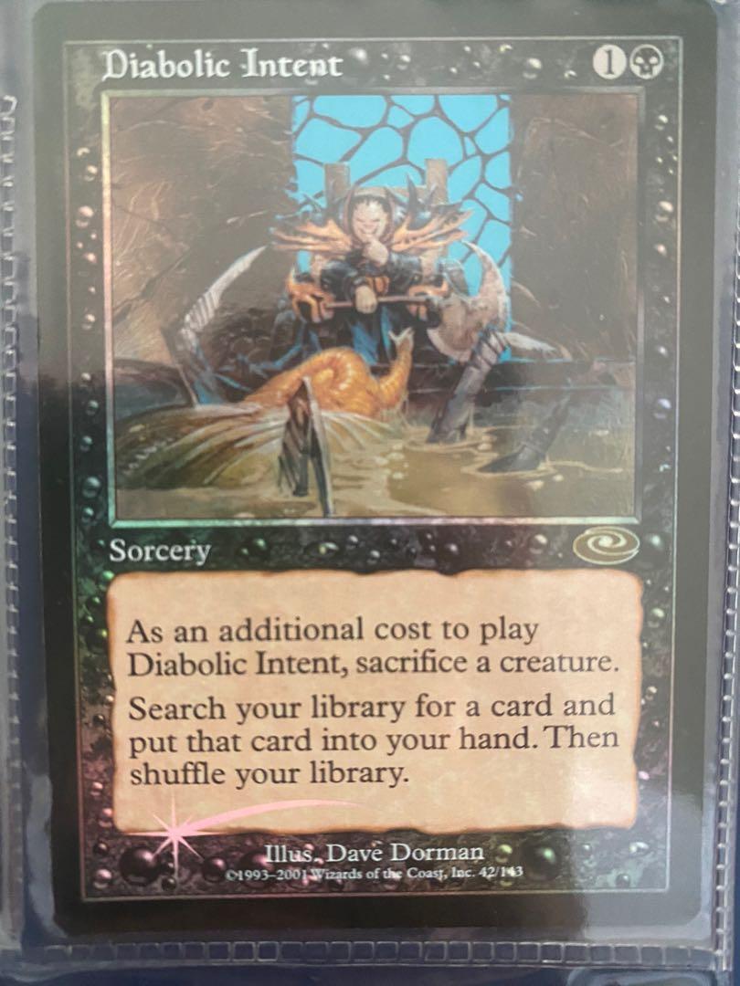 MTG : Foil Diabolic Intent, Toys & Collectibles, Trading Cards