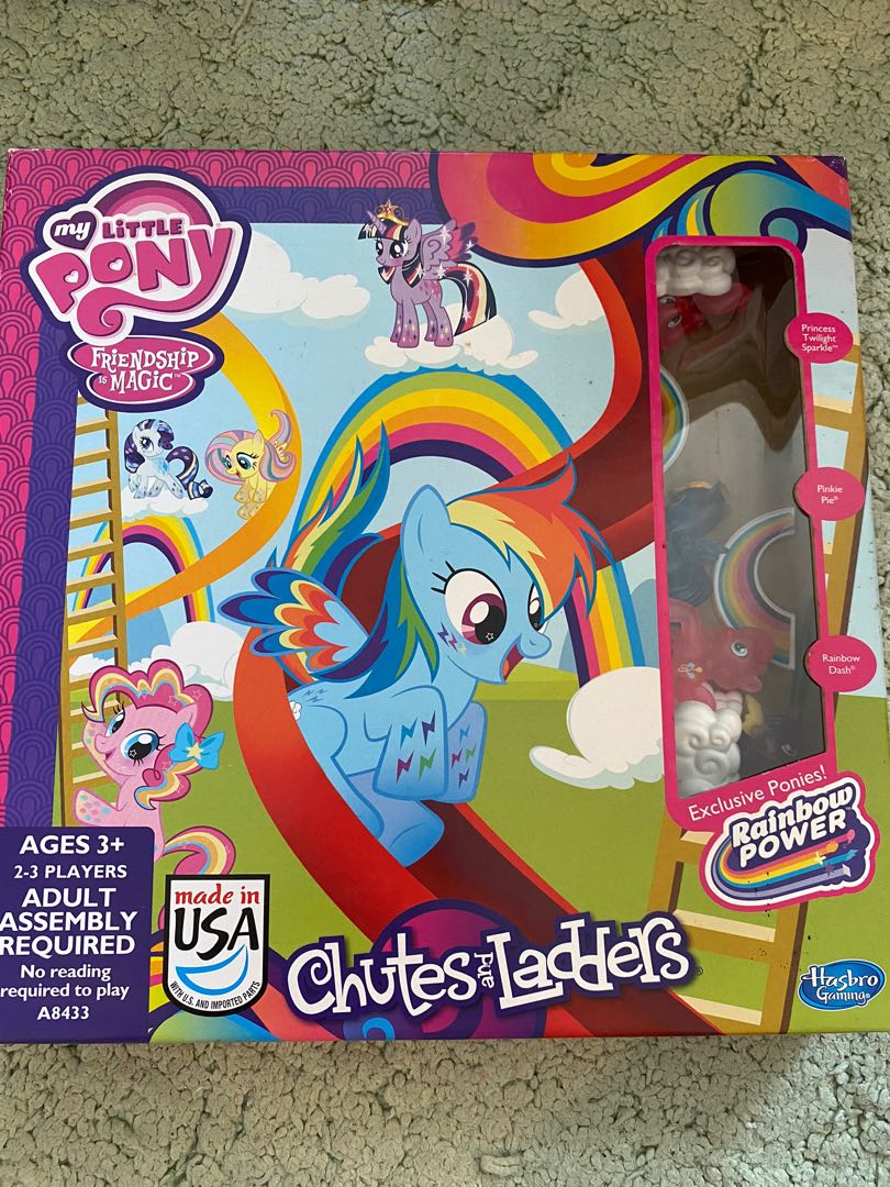 My Little Pony Chutes & Ladders, Hobbies & Toys, Toys & Games on Carousell