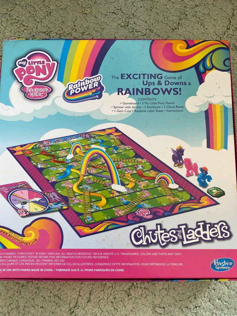 My Little Pony Chutes & Ladders, Hobbies & Toys, Toys & Games on Carousell