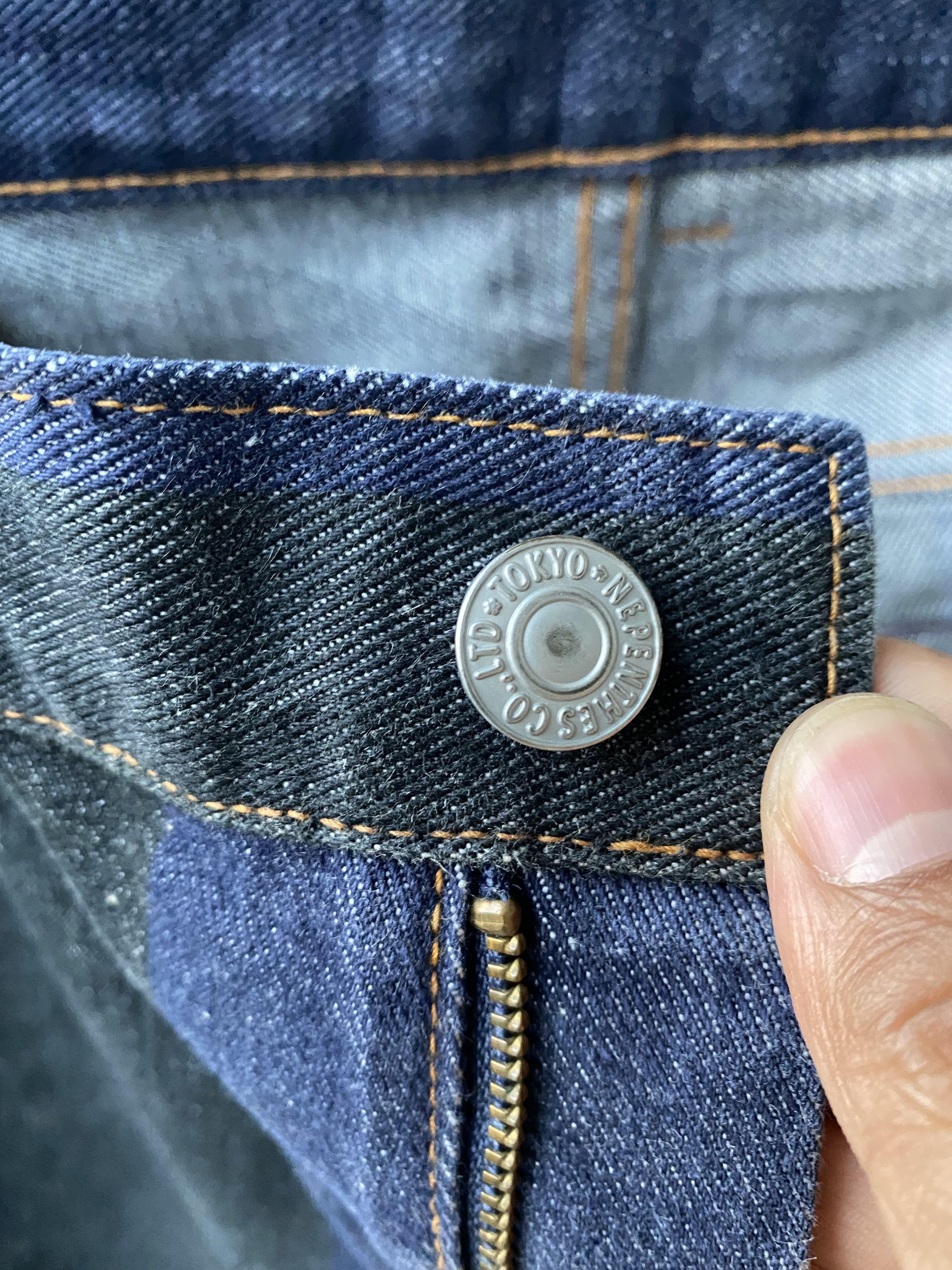 Needles by nepenthes selvedge jeans Men s Fashion Bottoms Jeans