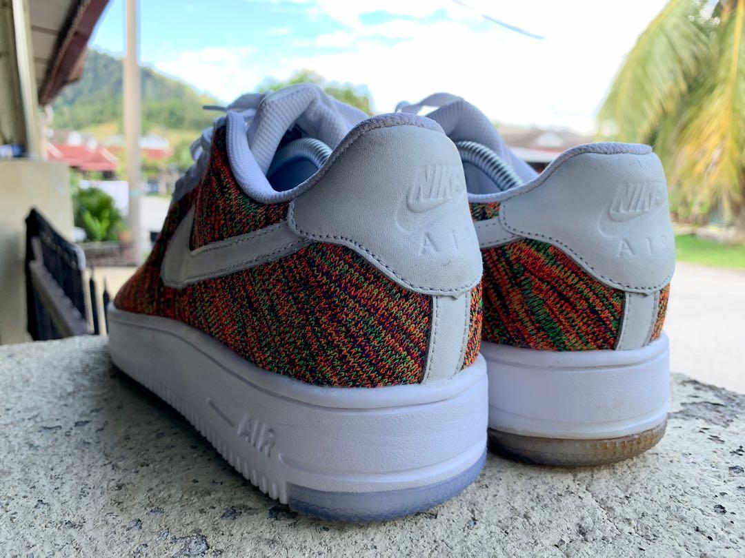 Flyknit air store force 1 multicolor