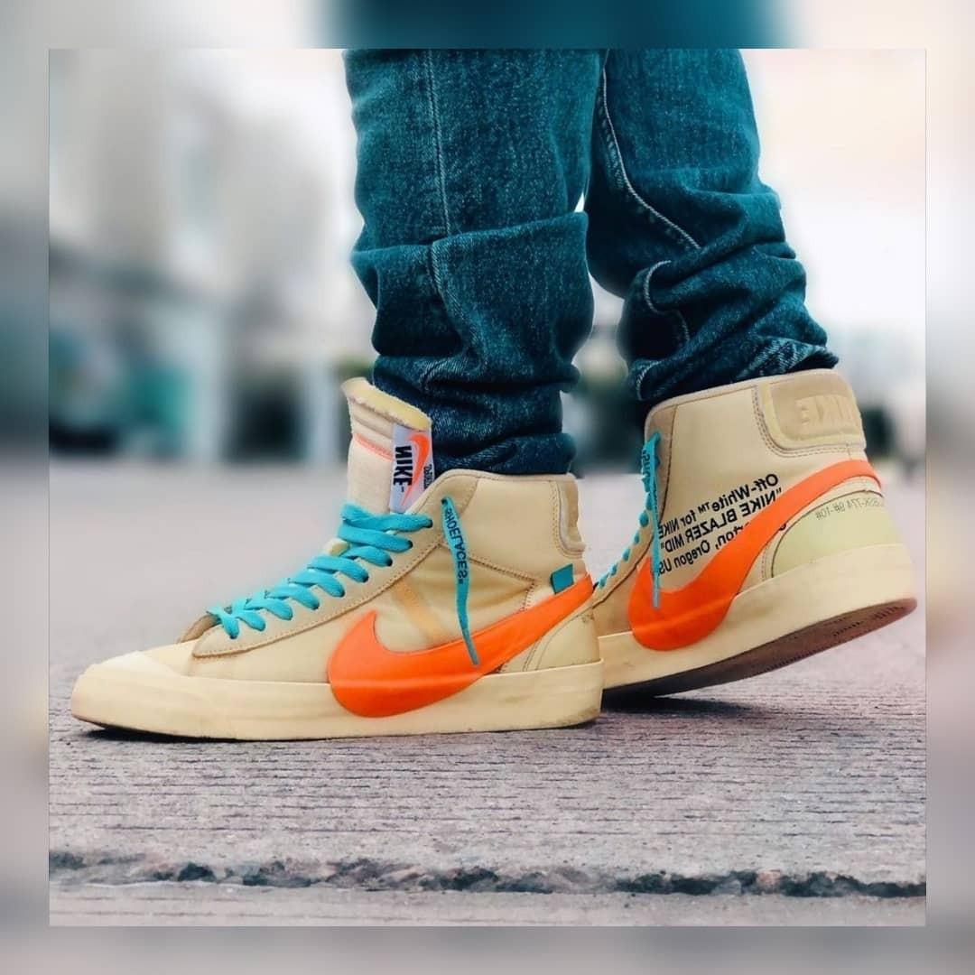 NIKE BLAZER MID OFF WHITE ALL HALLOW S EYES Men s Fashion